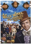 Willy Wonka Cast-Signed 12 x 17 Photo -- With PSA/DNA COA for All Six Signatures